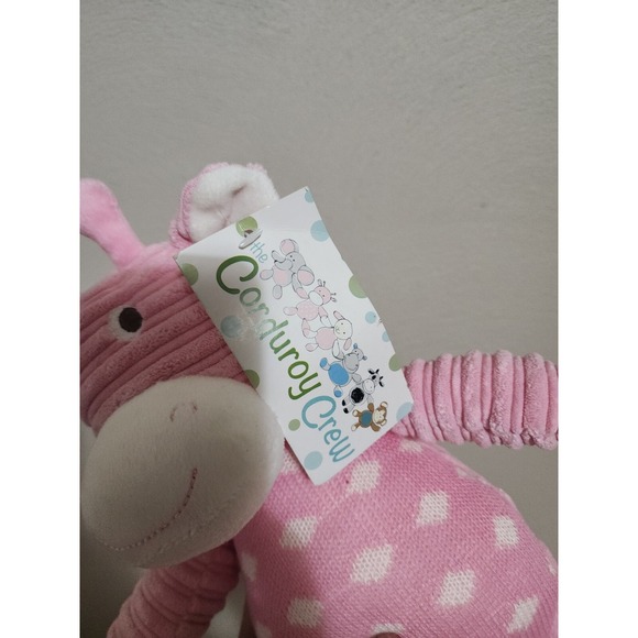 Evergreen Enterprises Corduroy Crew Gia Giraffe Security Lovey Baby Toy NWT 10" - Picture 3 of 10